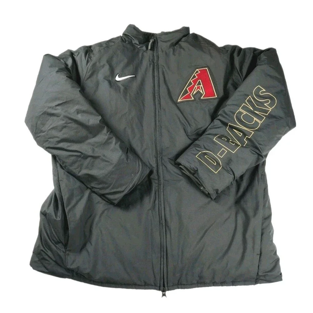 Nike Diamondbacks Authentic Dugout Goose Down Fill Jacket Men's L